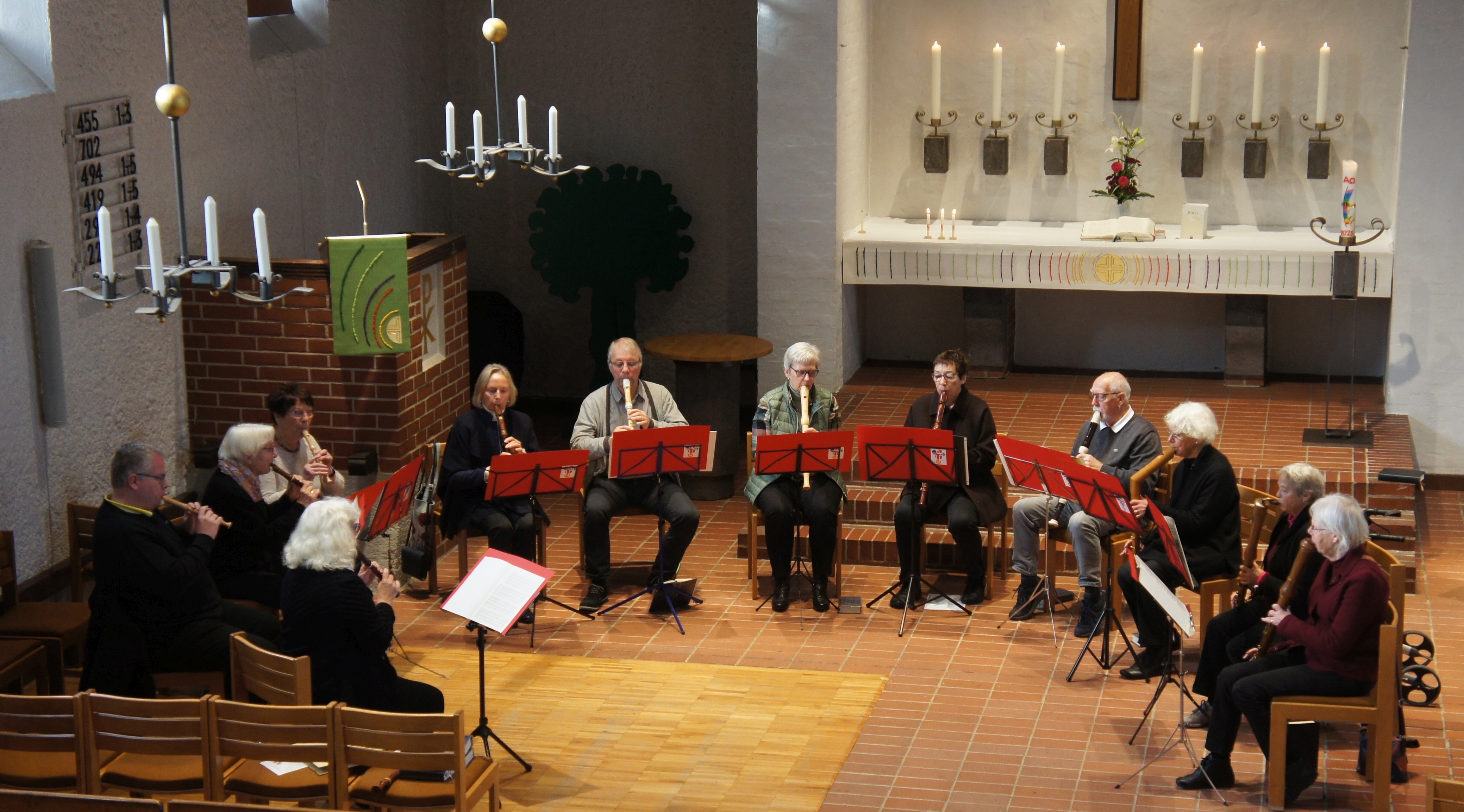 Flötenkreis in der Wichernkirche, 22.10.2023
